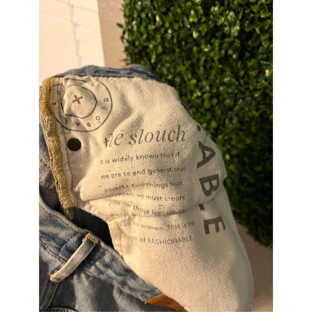 Able The Slouch Distressed Denim Jeans Size 24 - Picture 5 of 7